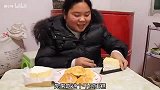 好好吃饭了，胖妹吃泡芙，榴莲千层，冰奶酪