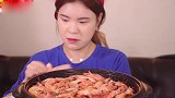 Donkey妹妹吃大虾,这一点点都吃上半天