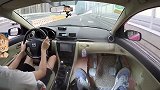 手动挡，老款马自达3，日常市区，空菜遛街，附脚下动作