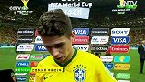 世界杯-14年-淘汰赛-季军赛-巴西队奥斯卡赛后接受采访表示依然很难从惨败阴影中解脱出来-花絮