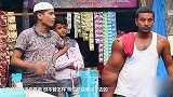 印度象面人街头乞讨 伸伸手每天净赚500元！
