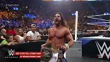 WWE-15年-夏日狂潮：罗林斯双腰带到手得意洋洋 悲情塞纳倒地不起-花絮