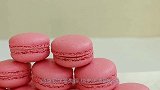 甜品师做草莓马卡龙，镜头拍下全过程，看完好想一口一个！