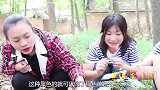 如花老师带同学们摘黑豆豆，小小的黑色豆豆又甜又好吃，你吃过吗