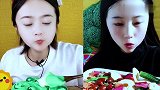 美女直播吃果冻，看着真过瘾，是我向往的生活