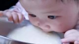 六个月宝宝母乳不够、奶粉不喝，每次半碗面汤喝起来