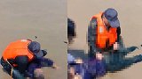 6旬老人救跳河轻生男子连扇三巴掌：看在你孩子份上 不然不管你
