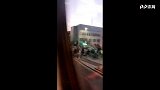 快乐就完事儿了！英格兰球迷赢球爬公交 美女惊呼
