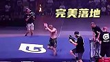 体操运动员好厉害，完美落地