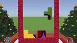 Minecraft动画：如何完成一个红色圣诞太空人拼图