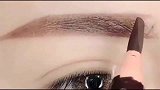 画眉画不直，用这个画眉的方法绝对管用，画出来的眉形精致还自然