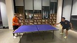 巴普蒂斯唐展示乒乓球水准 工作人员直言：不能输