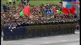 旅游-白俄罗斯仪仗队玩多米诺骨牌效应