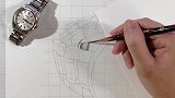 日本画师铅笔绘制的手表几乎可以乱真！作者简直就是个人肉照相机