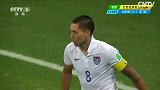 世界杯-14年-淘汰赛-1/8决赛-美国队精彩任意球配合险些破门-花絮