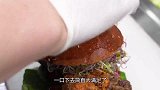 韩国超火飞碟汉堡，肉排全是冷冻了，食客却格外的多！