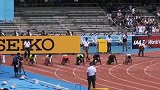 苏炳添是第一个实现，在国际田径锦标赛中，黄种人破秒的亚洲人！