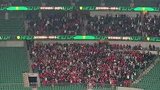 实拍韦世豪补时绝杀后 蓉城远征球迷疯狂庆祝