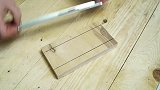 木板和承重导轨制作电钻支架，电钻立马变成小型钻床