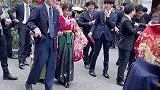 日本毕业的仪式感海外生活 日本毕业典礼 日本女孩 汉服小姐姐