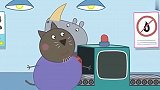 小猪佩奇：佩琪全家第一次坐飞机，她们这是要去哪呢？超开心的