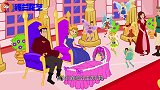 女巫施魔法让公主沉睡不醒，国王无可奈何，王子拯救了整座城堡！