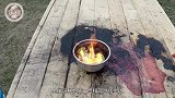 当高温金属钨遇到威士忌，到底会发生什么反应？画面实在太硬核！