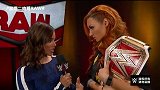 RAW第1388期：RAW女子冠军头衔战！贝基宣布《王室决战》对阵明日华