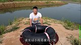 小雨把轮胎船和蹦蹦床分离了，单用轮胎在水里做支撑，这样如何？