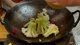 这么小的花菜，照样能做盘菜花菜 美食 迷你厨房