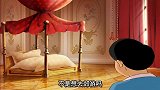 儿子来找母亲，母亲却藏在窗帘后边，还让儿子注意礼仪