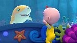 超级宝贝：jojo来到海洋馆，看到了鲨鱼一家族，还有水下表演