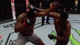 UFC致命爆头！一拳打晕对手顺势TKO拿下比赛