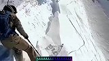 男子生前最后一段录像，滑雪引发雪崩