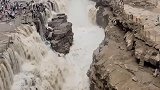黄河壶口瀑布，是现今世界上最大的黄色瀑布
