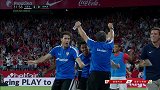 标志性推射再现江湖 克罗斯过人后右脚弧线球滑门而过