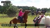 马儿第一次谈恋爱，经主人介绍一次成功，动物们的爱情纯粹简单