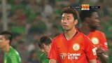 人和获宝贵任意球机会 王选宏直接攻门高出横梁