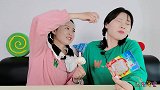 五彩爆珠口香糖真奇妙，噗呲一口吐芬芳，轻松逗笑没烦恼