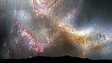 壮观之极 NASA公布银河系与仙女座相撞夜空图