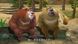 熊出没：找到水源了，强哥太激动了，请小动物们吃葡萄