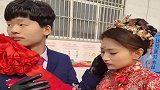 村花终于嫁人了，结婚当天新郎的一个主动真暖心，值得托付终身！