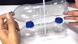 牛人创意：广东靓仔用塑料瓶发明一套自流喷泉系统，成品惊艳了