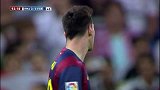 西甲-1415赛季-联赛-第9轮-93分钟射门 梅西任意球射门高出-花絮