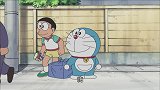 哆啦A梦：广告糖果真是太厉害了，连狗狗都开始帮他宣传了
