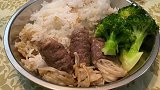 美食：香港人家里做肥美丰厚金菇美国雪花牛肉卷