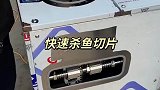 斜切鱼片机，全自动杀鱼机，几秒钟就搞定了