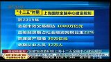 国家发改委印发上海十二五金融中心建设规划