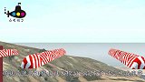 汽车能否穿越空中减速带，3D模拟测试，结果意外了！