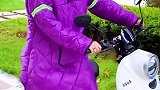 人车分离的骑行保暖挡风衣，骑车更加方便安全男女同款骑行保姆挡风衣电动车